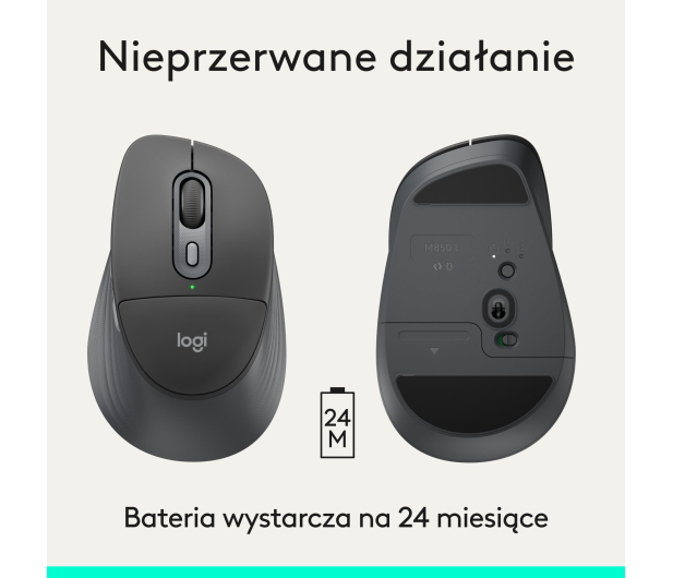 Logitech M850 L grafitowy - 1533427 - zdjęcie 12